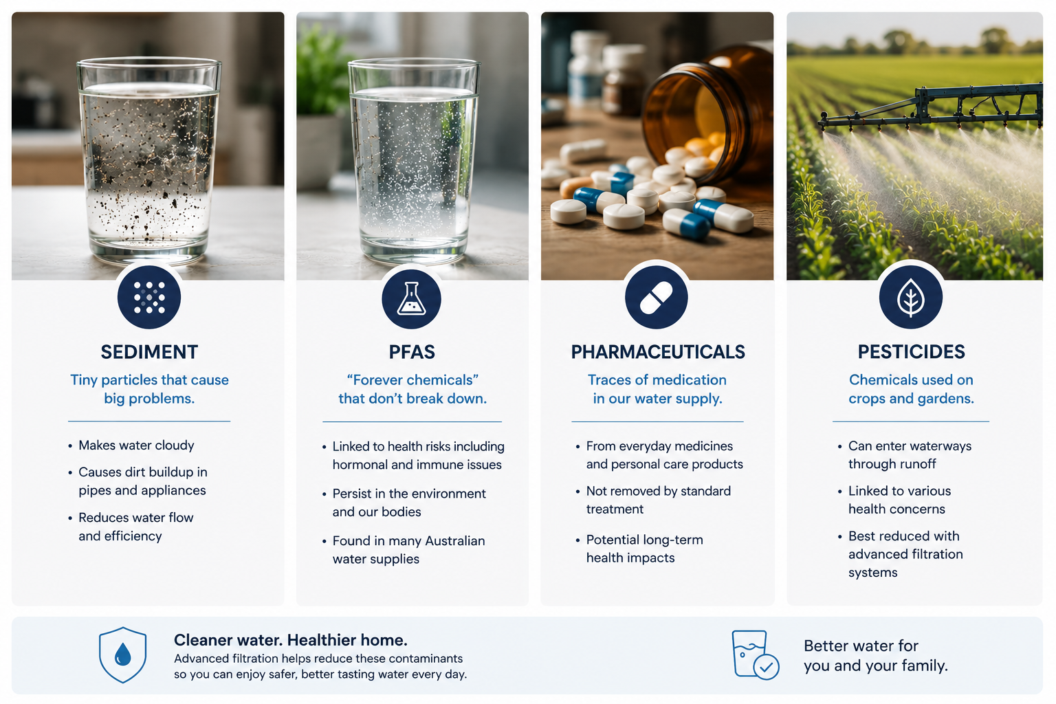 Sediment, PFAS, cysts and bacteria, the contaminants a water test can't see