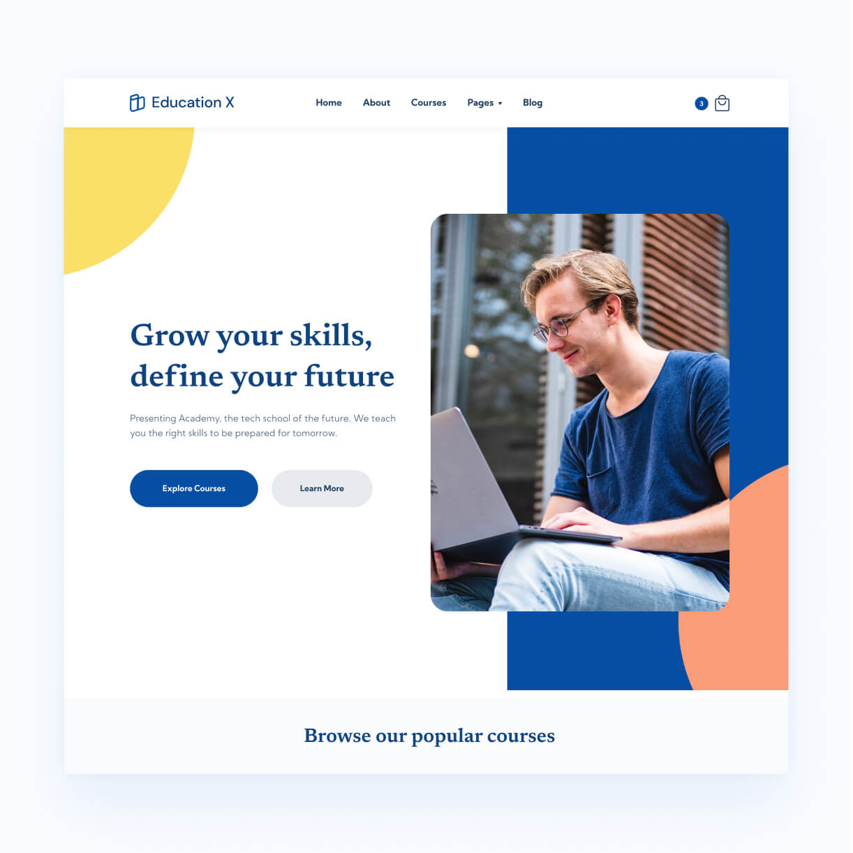 Illustration design for Education X