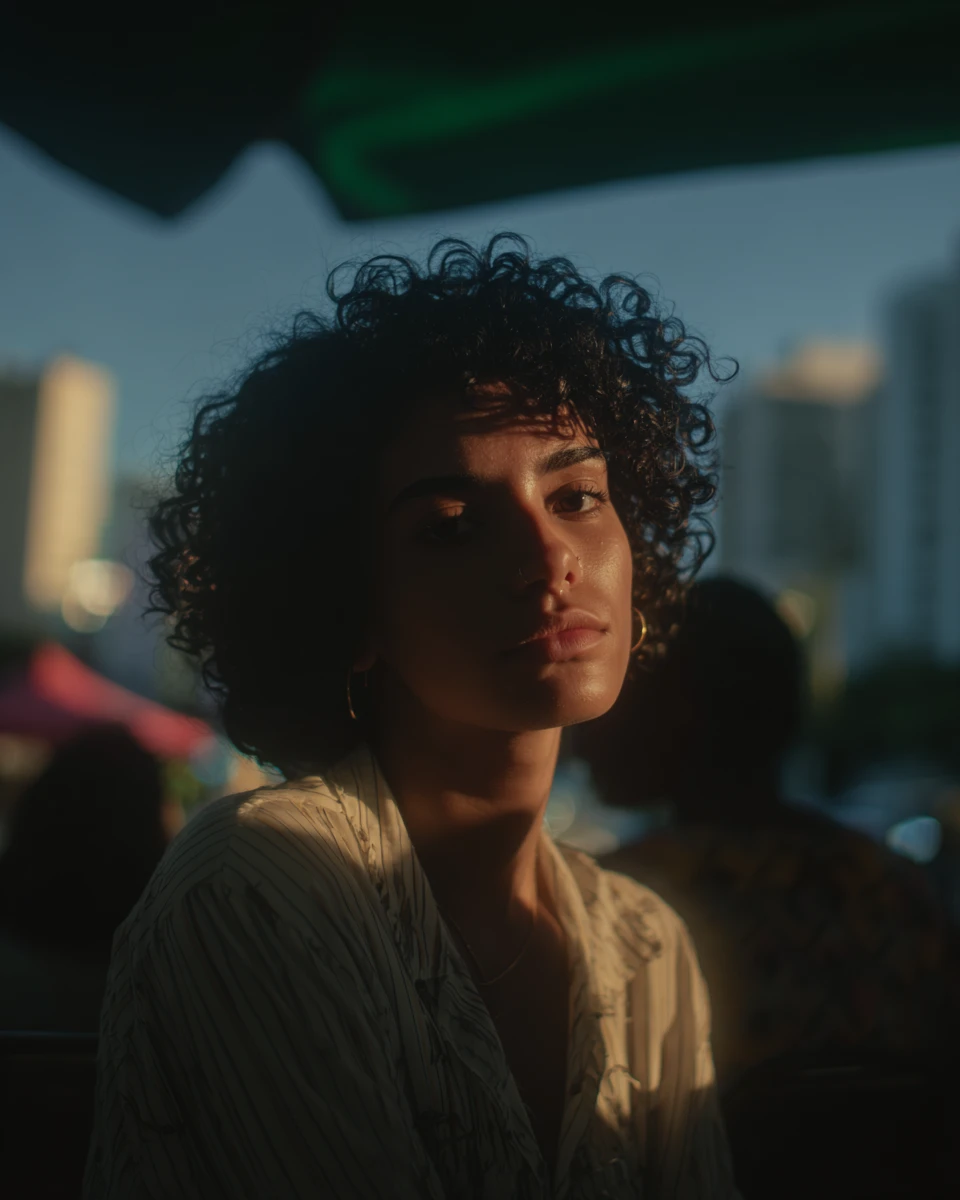 Jovem empreendedor refletindo sobre estratégias para seu pequeno negócio