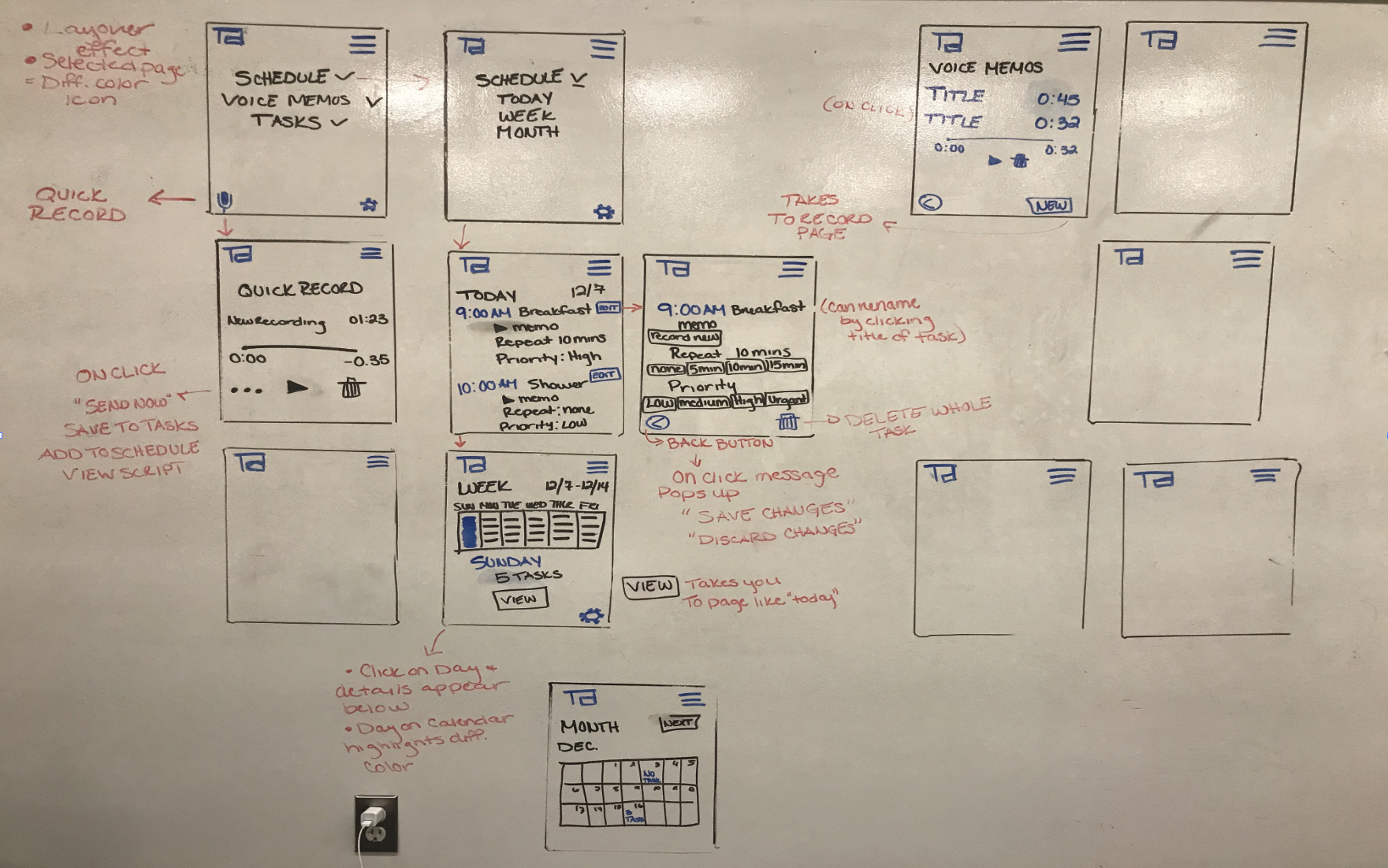 Lead gen design iterations mobile