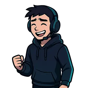 A happy streamer ready to have fun