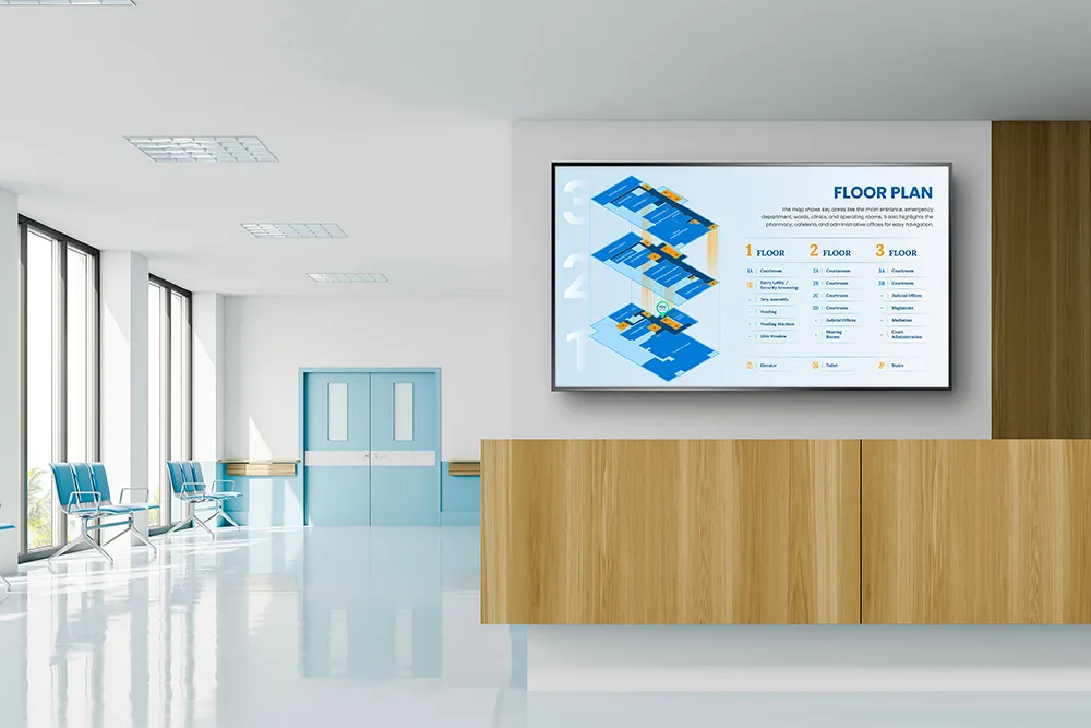 Connectify | digital signage ziekenhuis en WZC