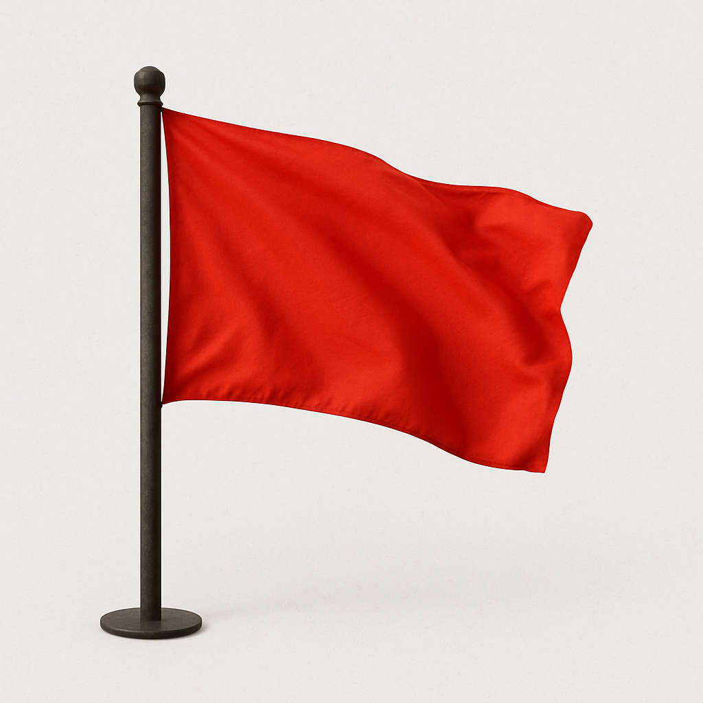 Red Flags am Arbeitsplatz