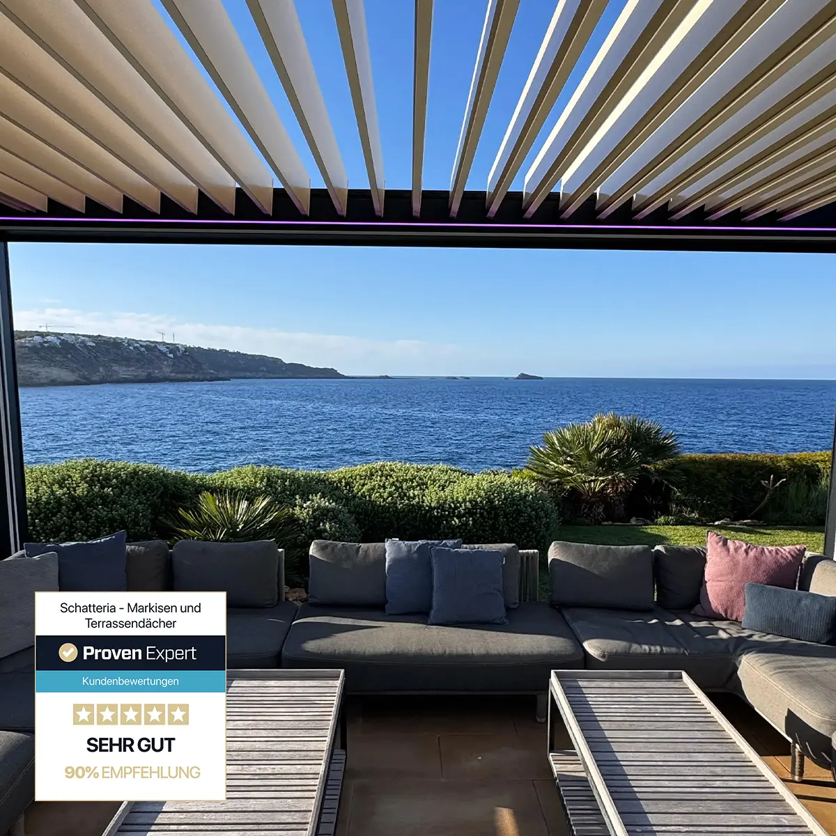 Lamellendach Pergola Skyline