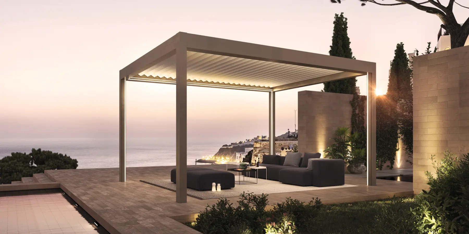 Top-Trend 2024: Die freistehende Terrassenüberdachung