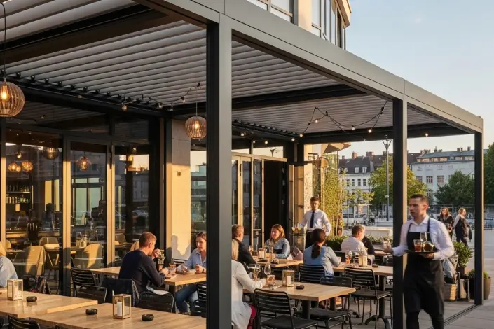 Gastro Terrassenüberdachungen für Restaurants & Hotels: Mehr Komfort, mehr Umsatz