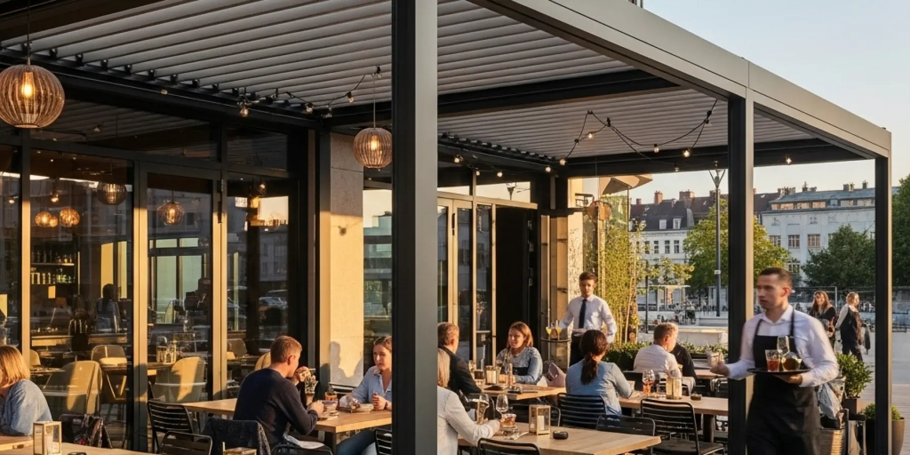 Gastro Terrassenüberdachungen für Restaurants & Hotels: Mehr Komfort, mehr Umsatz