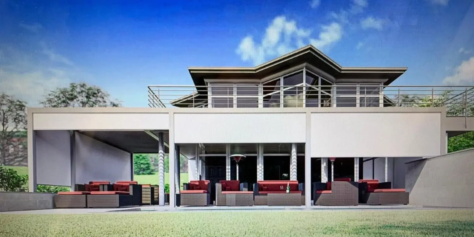 Das Lamellendach als komfortable Outdoorlounge