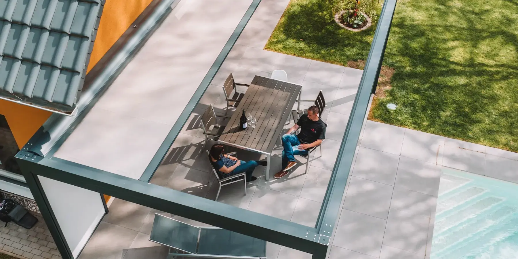 Gibts eine ideale Größe für eine Überdachung der Terrasse?