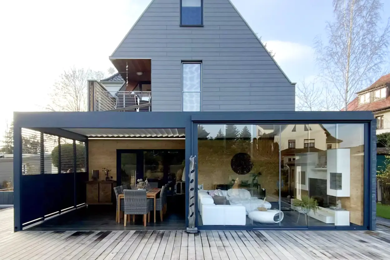 Lamellendach Algarve und Algarve Canvas