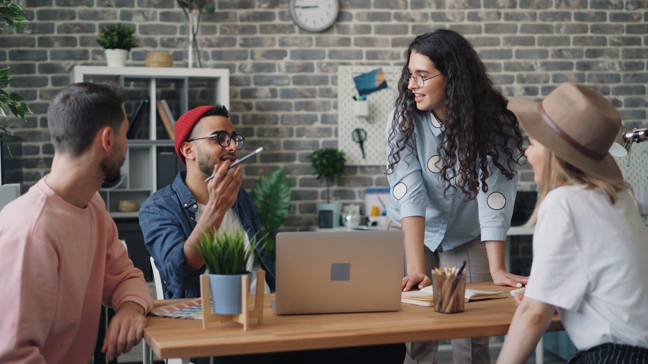 Réunion de cadrage autour d'un projet de refonte de site