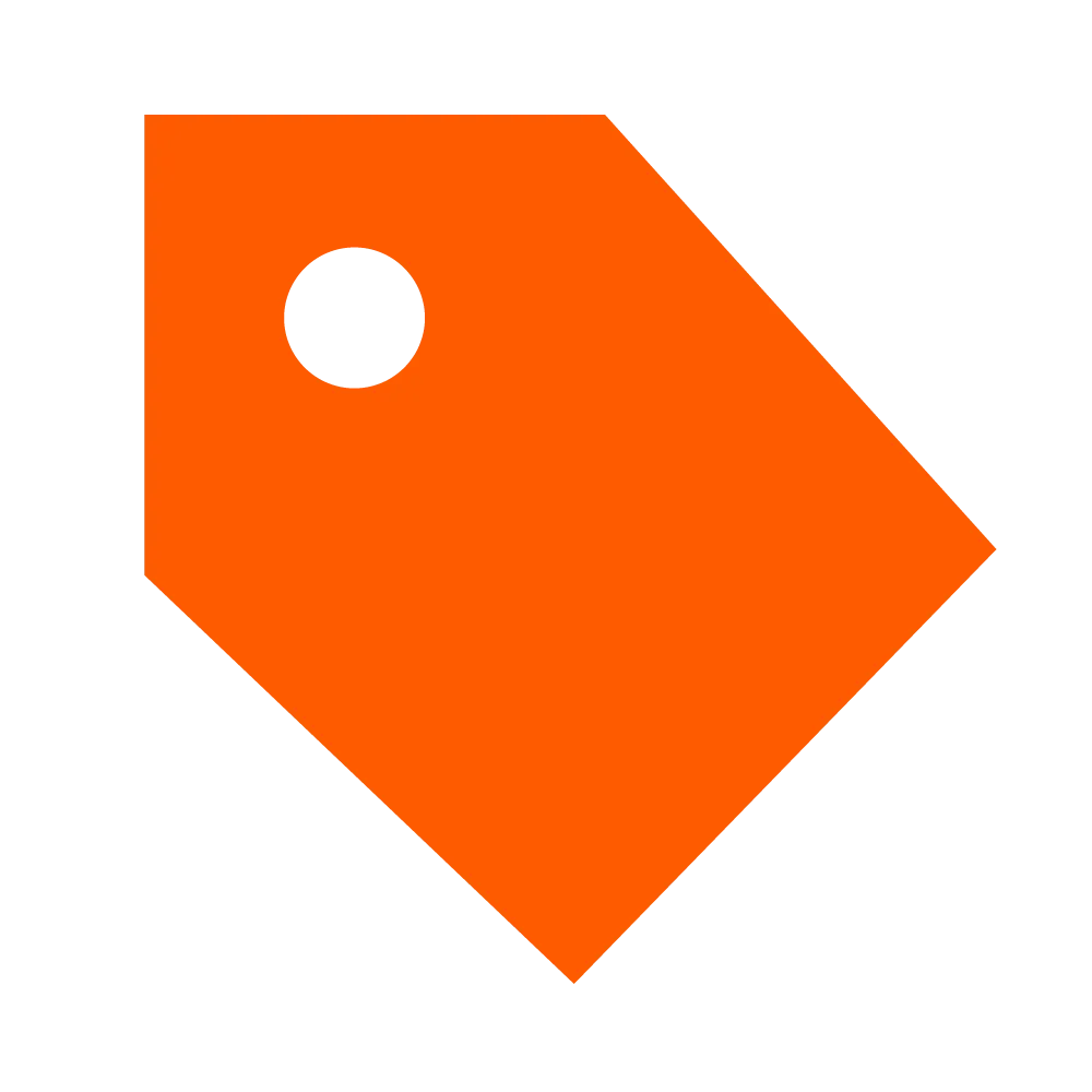 Pricing tag icon – Palletized logistics and product labeling solutions
