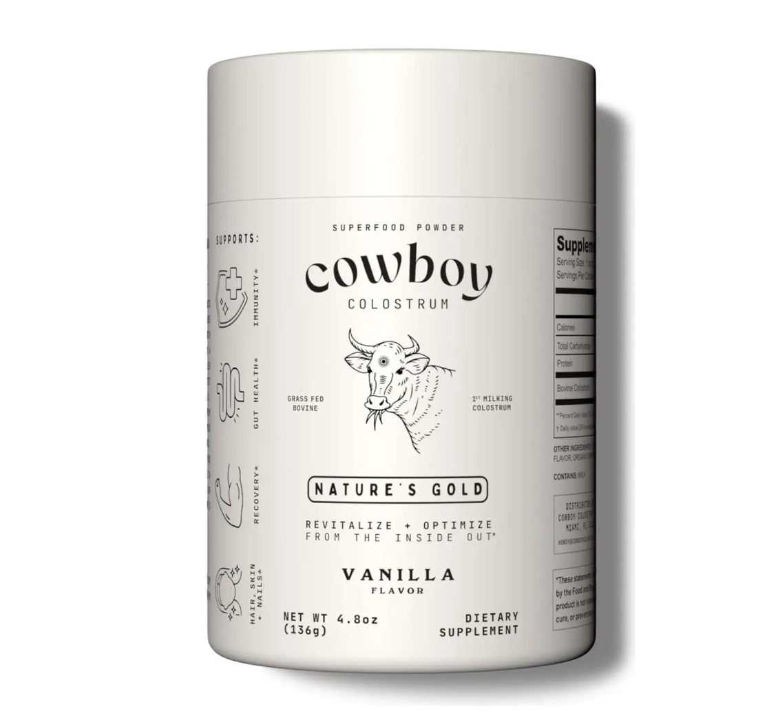 Cowboy Colostrum Nature's Gold: Vanilla Colostrum