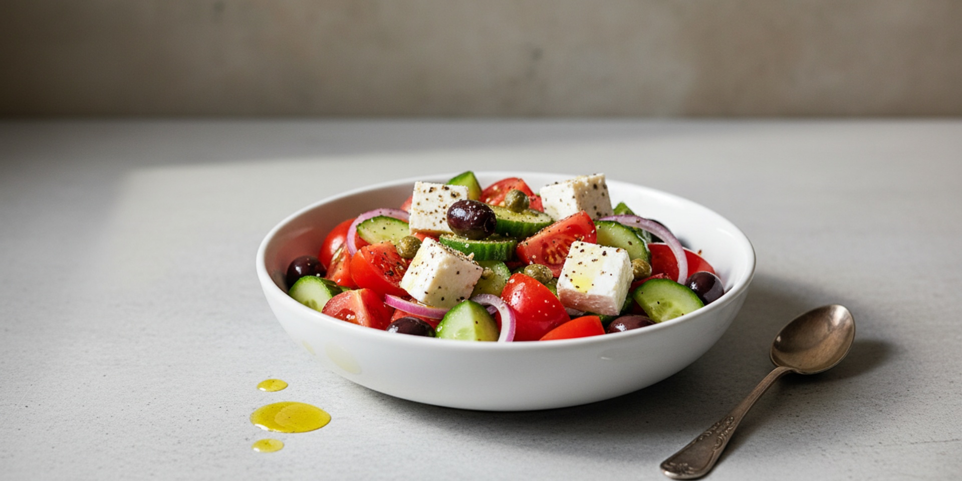 Grounded Greek Salad