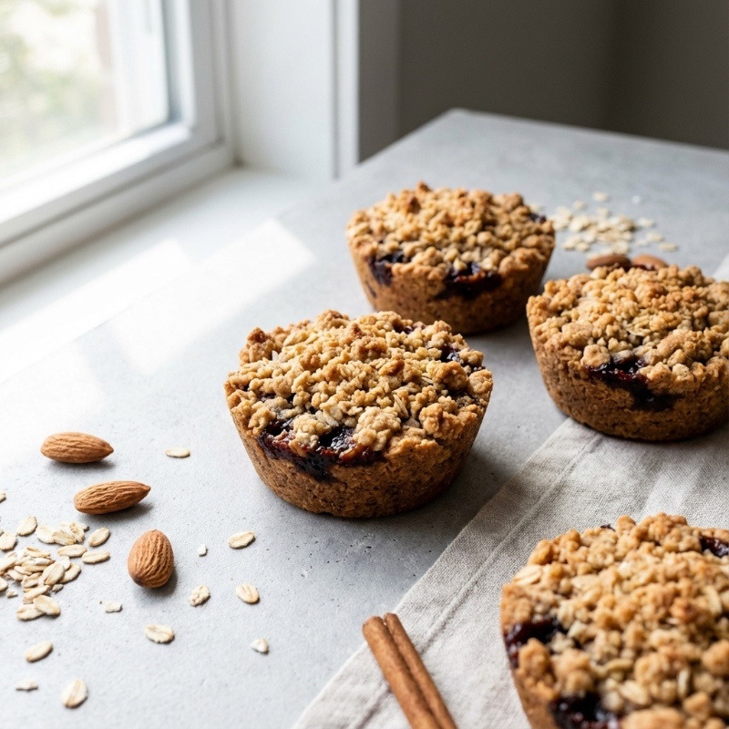 Mince Pies with Almond–Oat Crumble