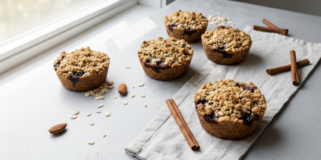 Mince Pies with Almond–Oat Crumble