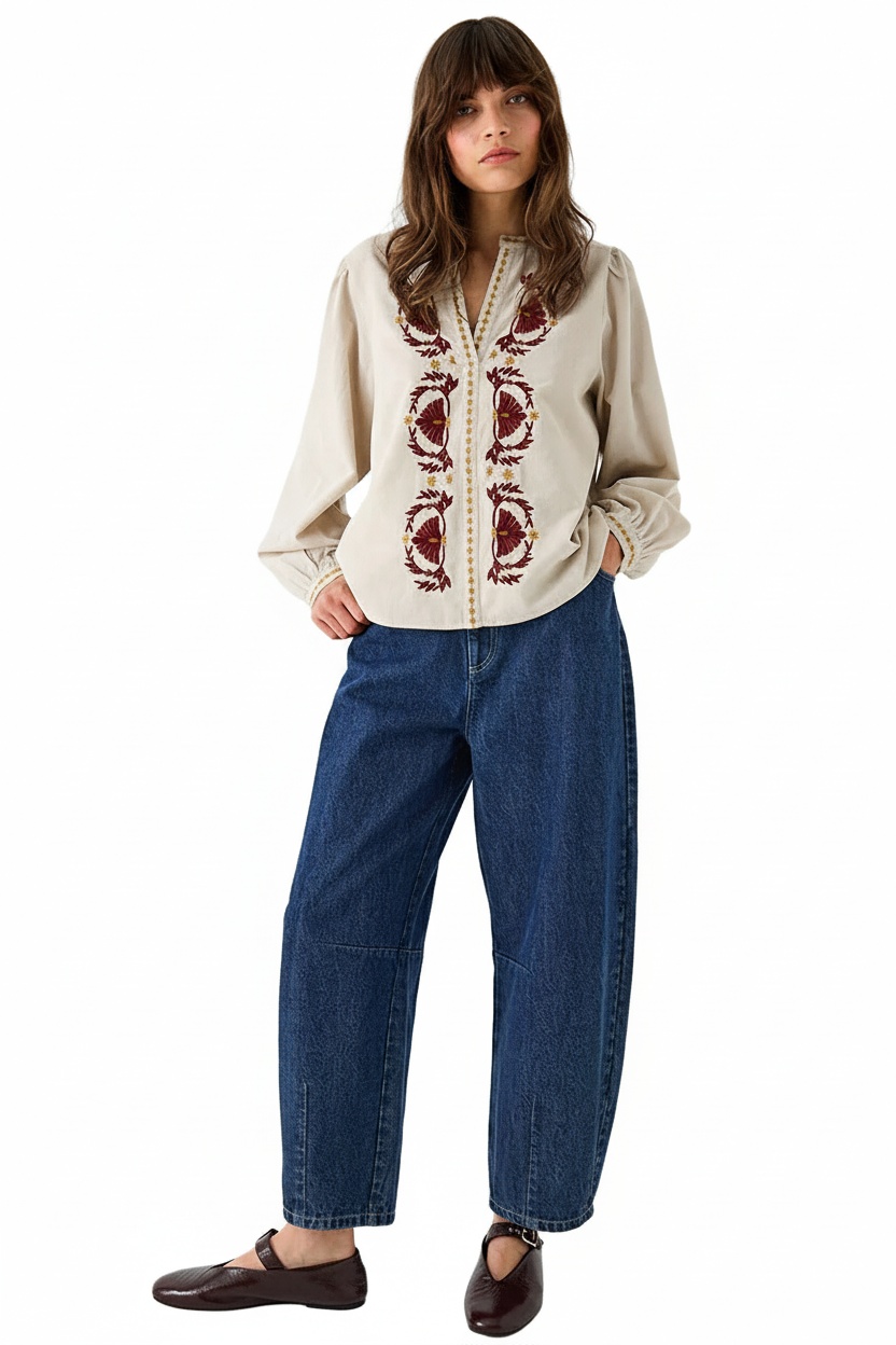 Katie Cotton Corduroy Top