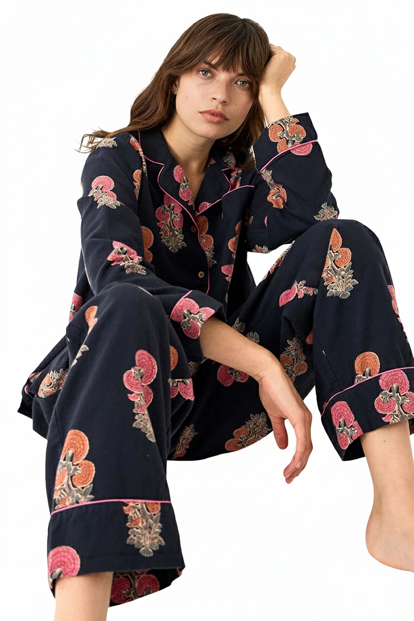 Aurelia Printed Floral Pyjama Set