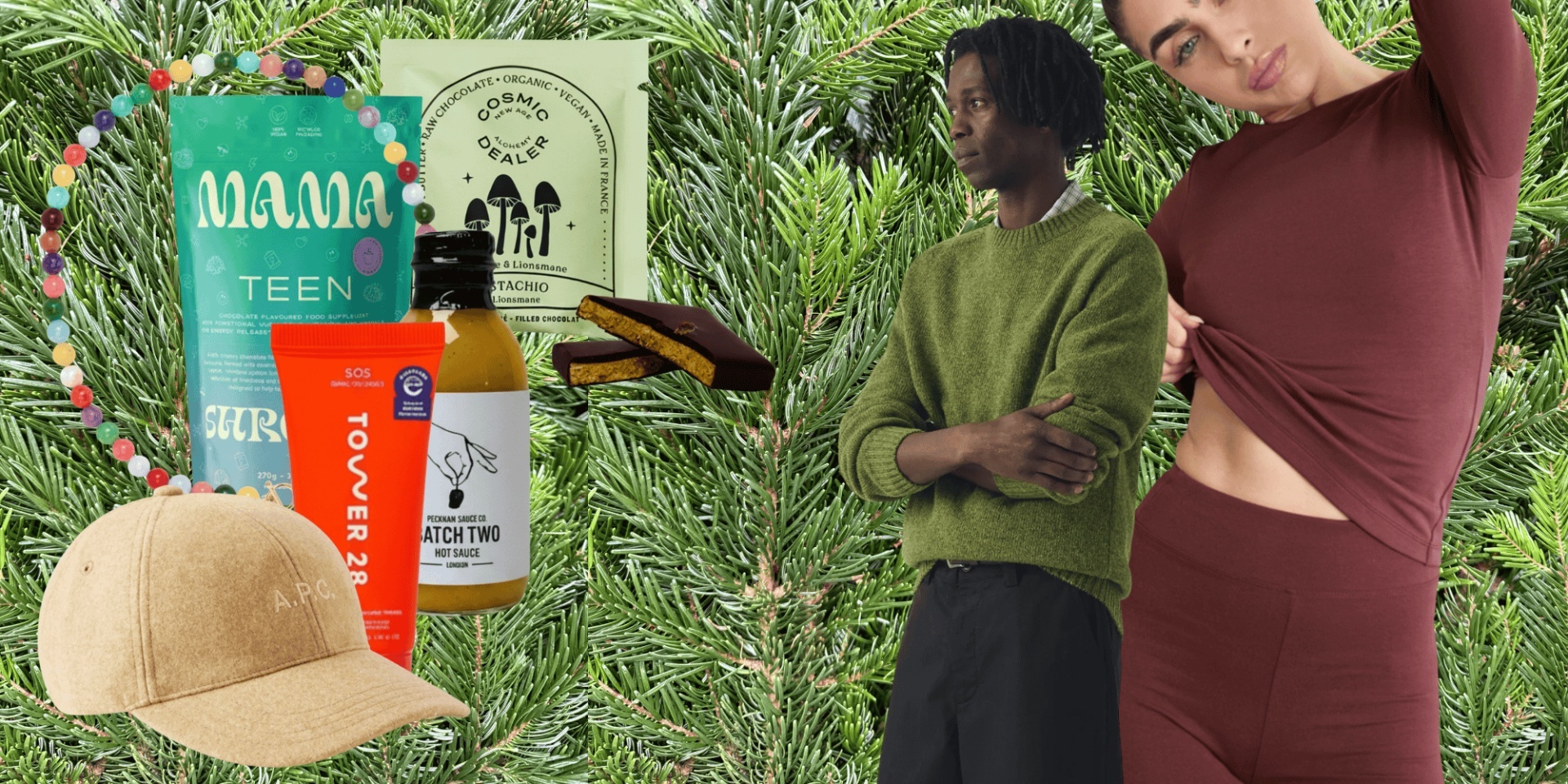 collage of Gen Z Christmas gift guide products