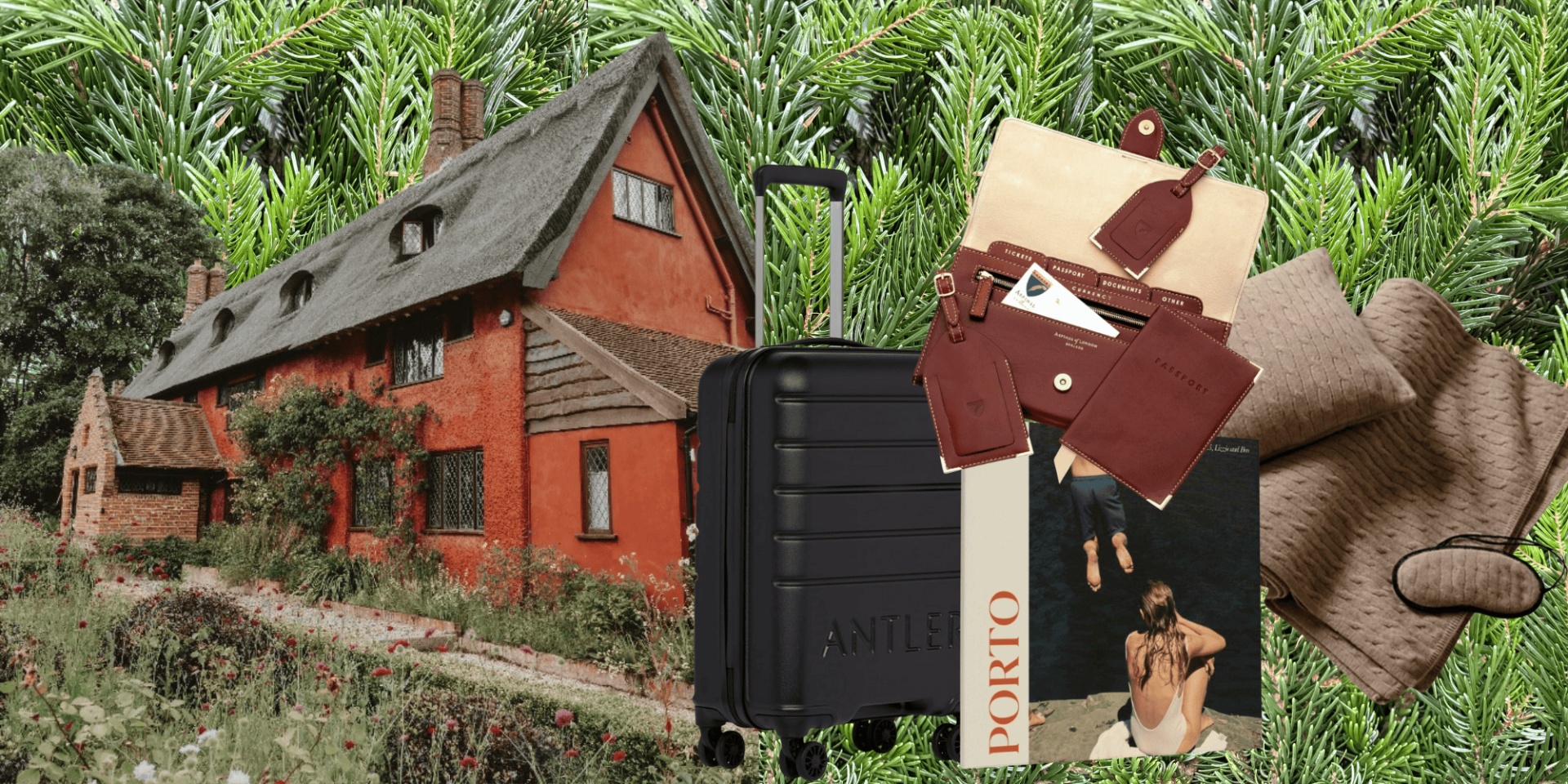 collage of adventure travel gifts