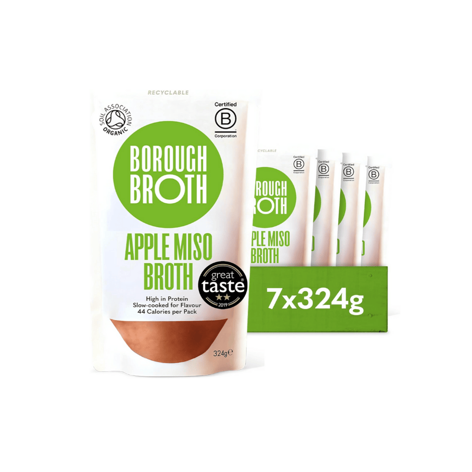 Borough Broth Organic Apple, Miso & Seaweed Meat Free Broth