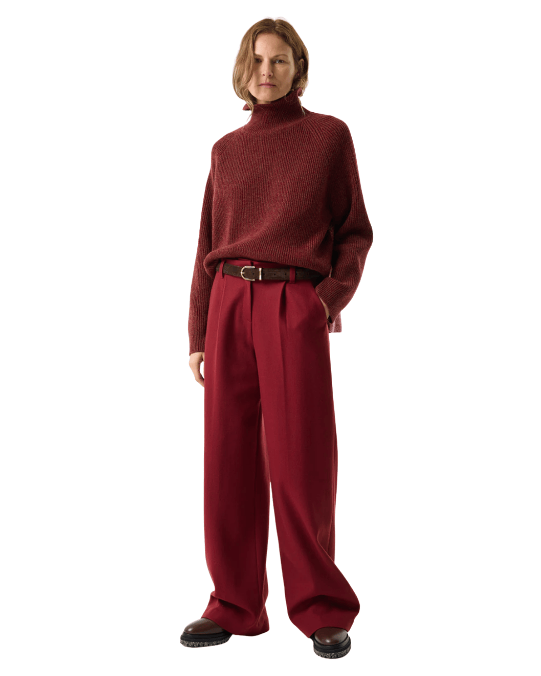 Akyn Perla Deep Red Trousers