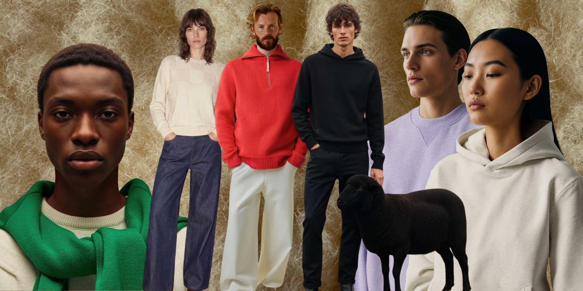 collage of sheep inc models