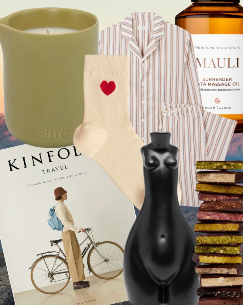 collage of valentines day gift guide products