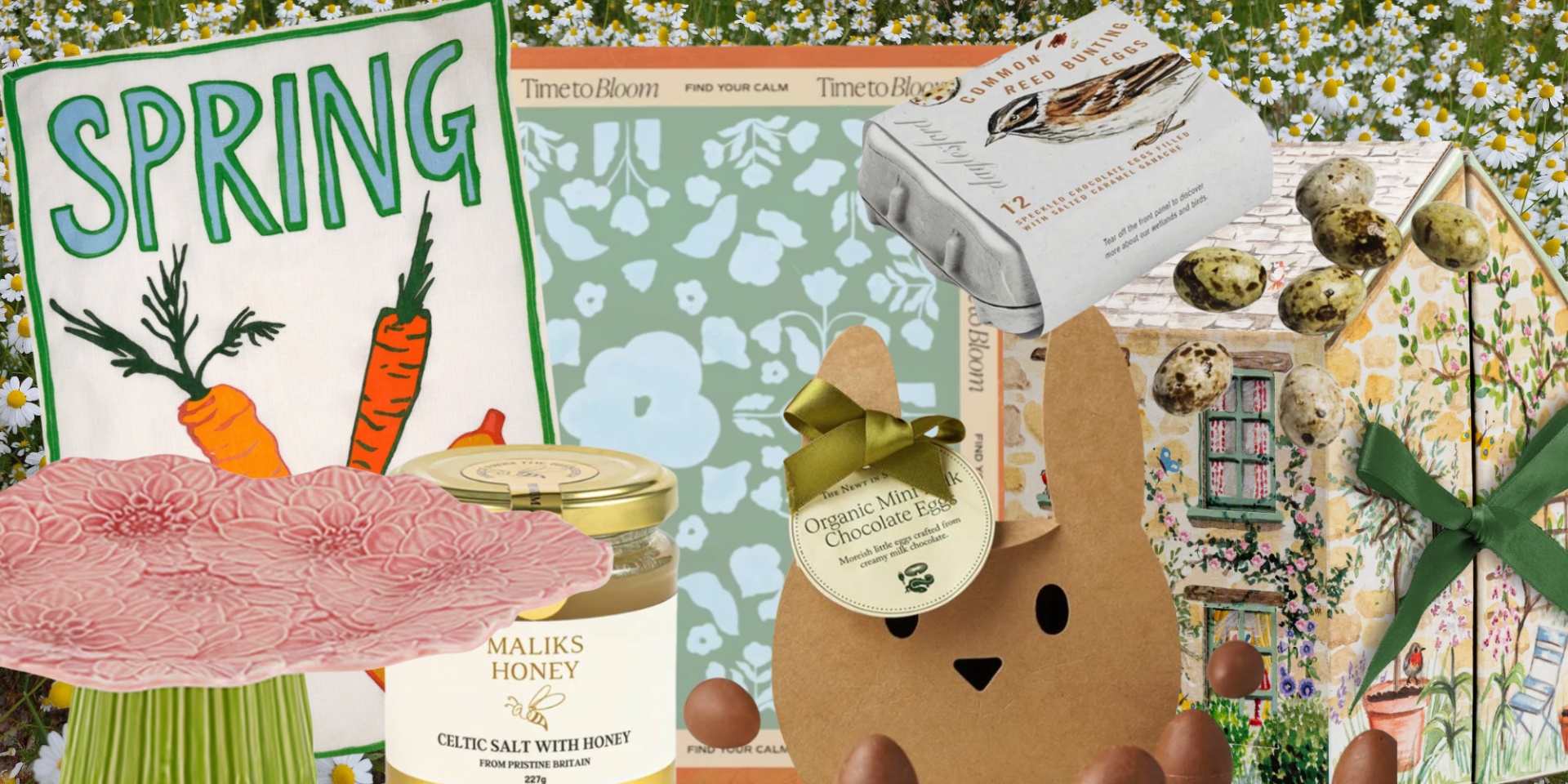 collage of Grounded Easter gifts