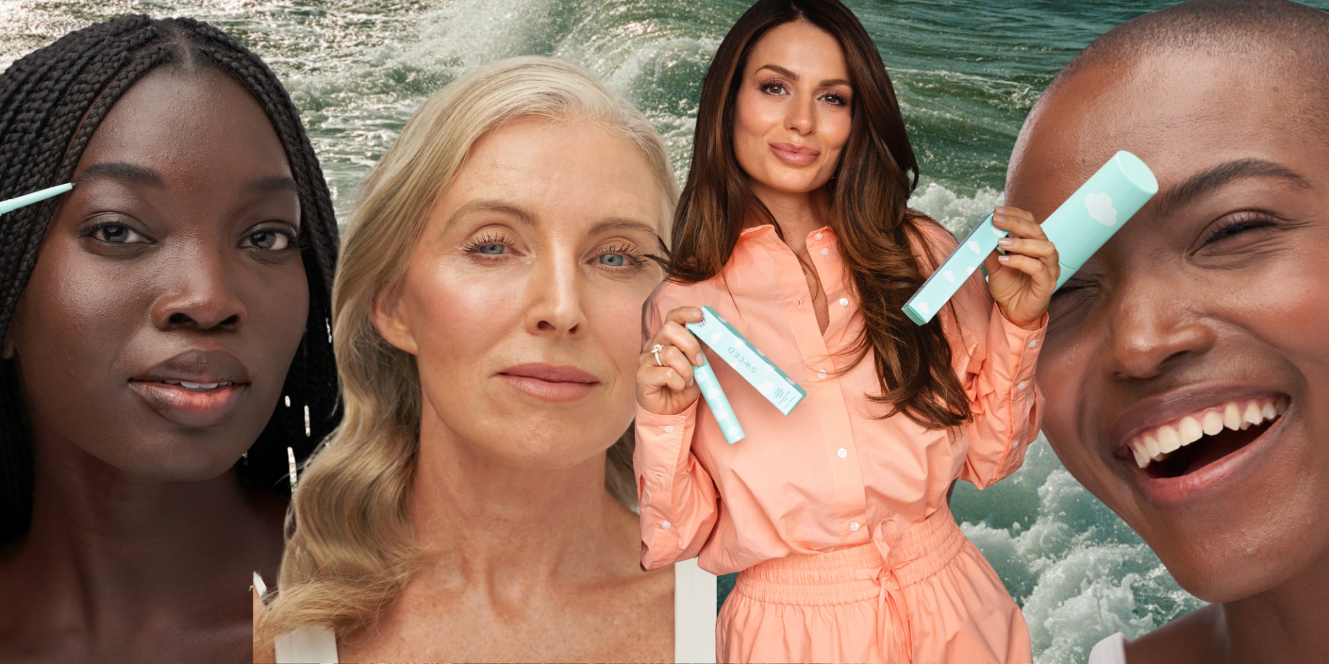 women using Sweed lash serum