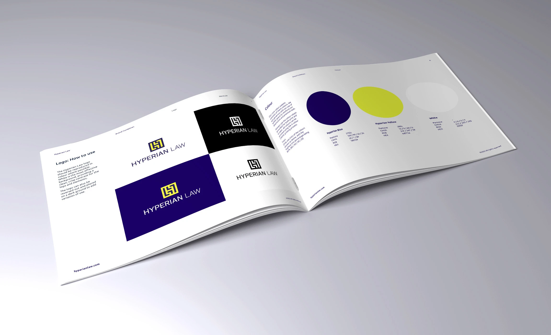Brand guidelines design