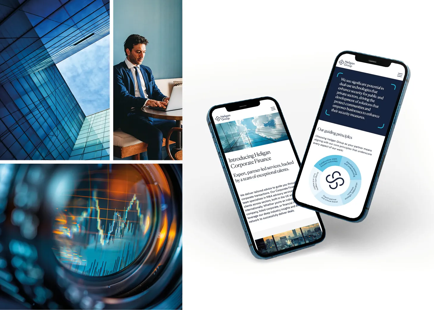 Heligan Group website design