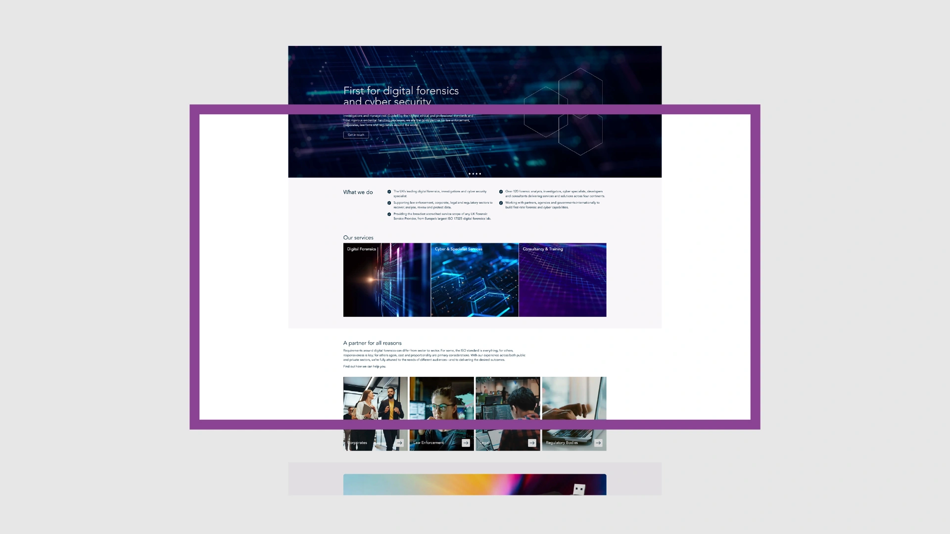 CCL Solutions Group website design