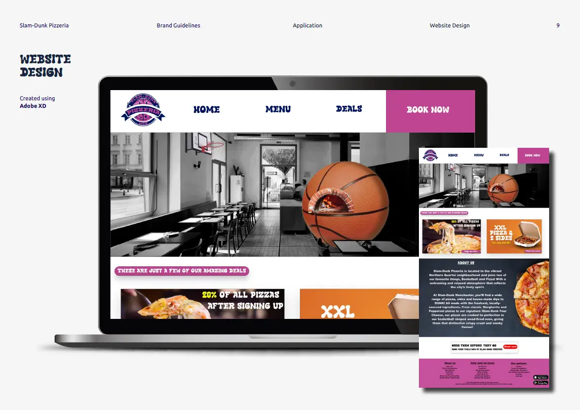 Website design - work experience