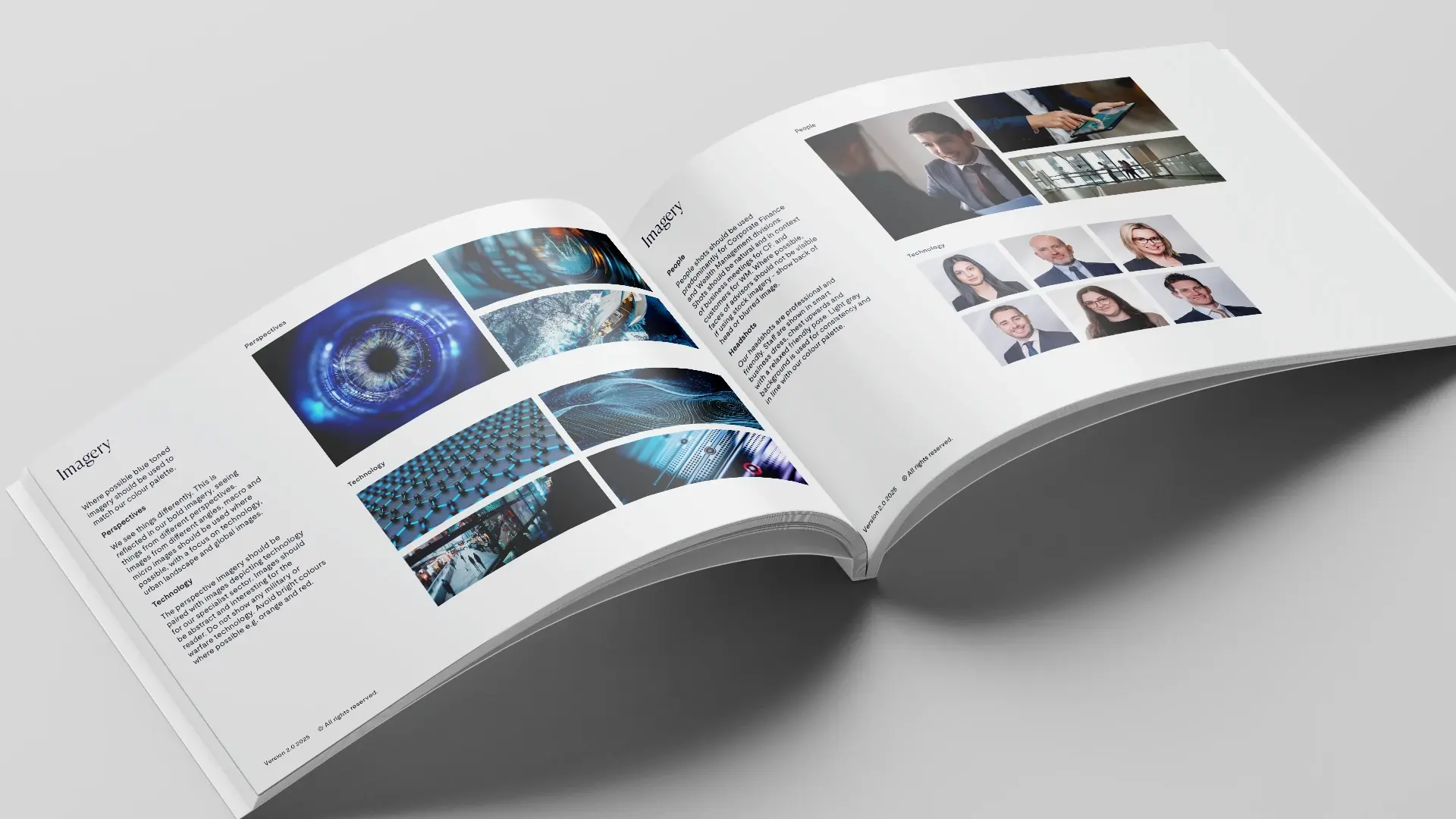 Brand system imagery usage