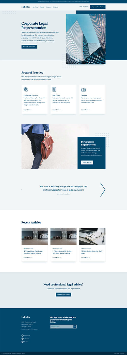 Lawyers Firms website