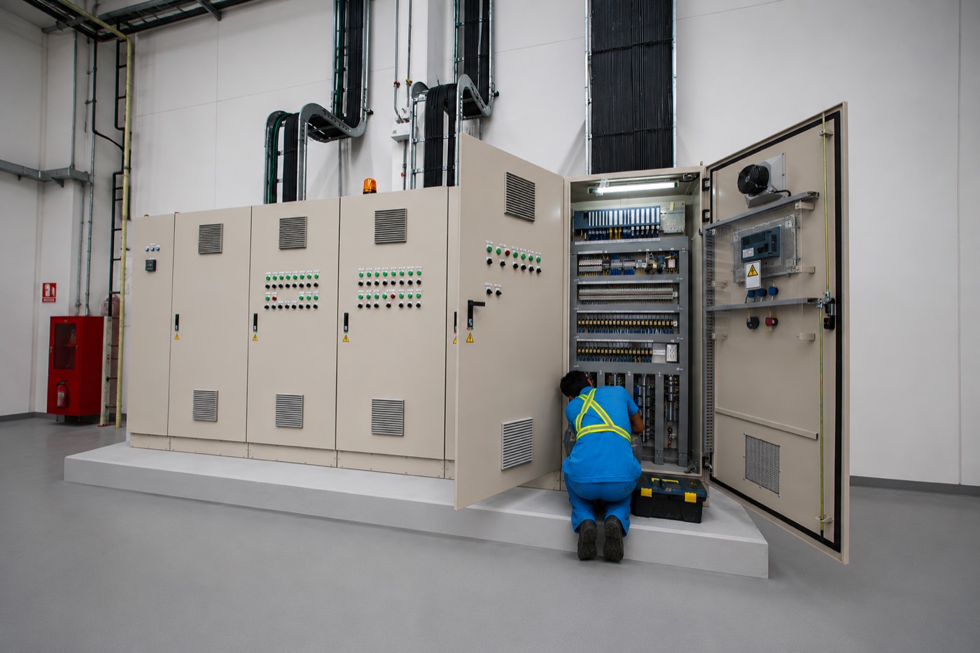 Supervised installation and commissioning of seafood processing equipment