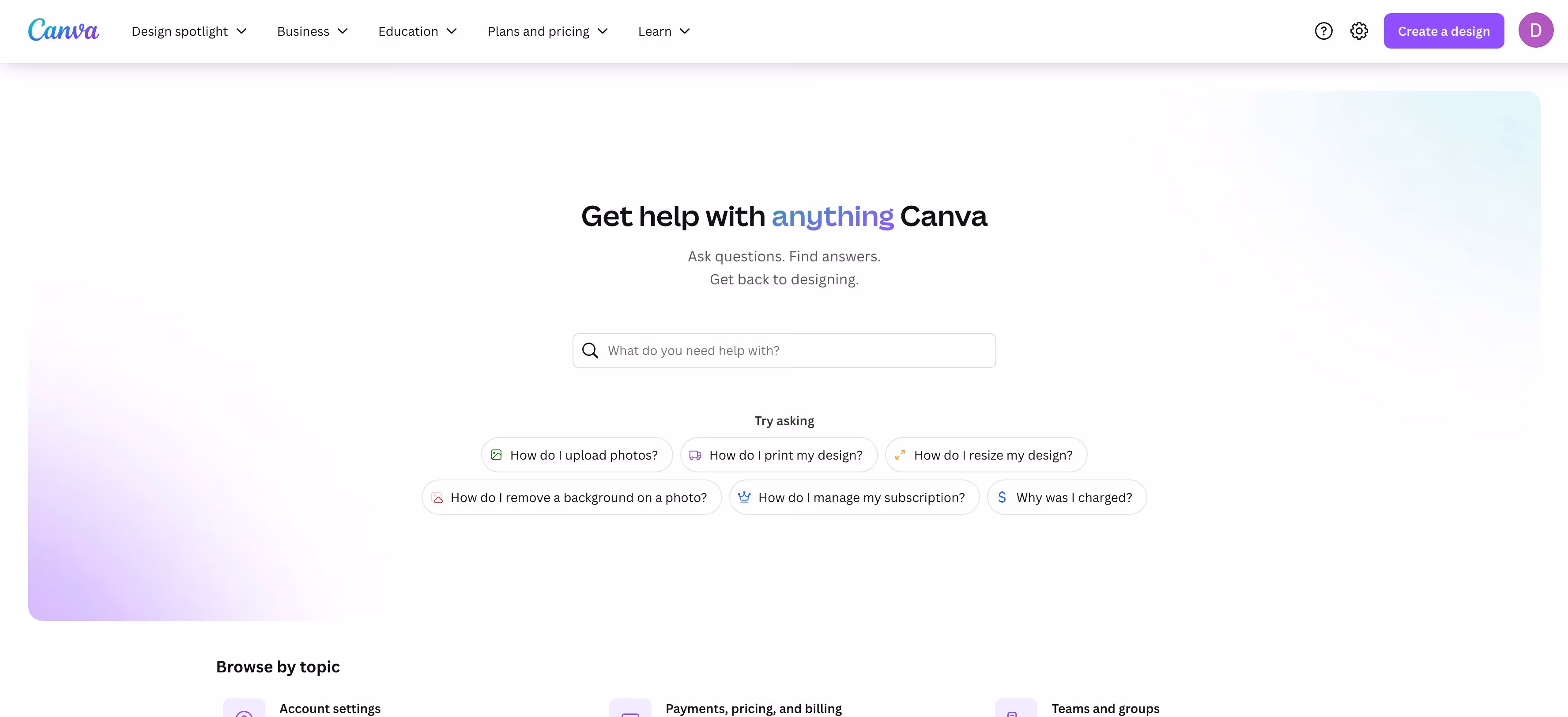 Canva Knowledge Base