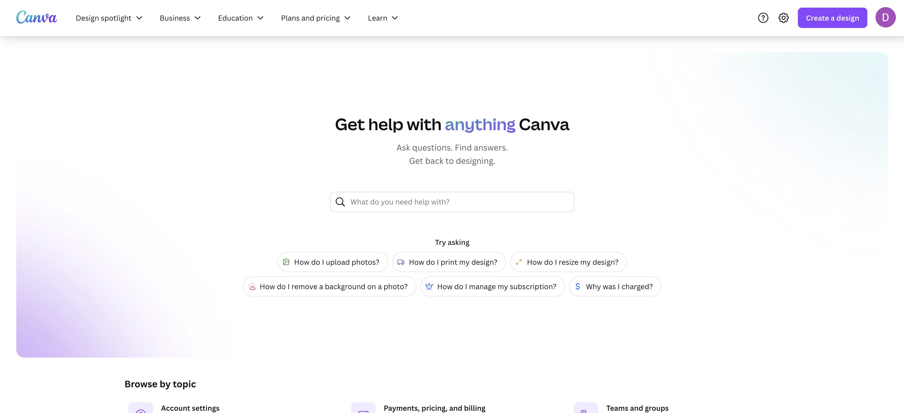 Canva Knowledge Base