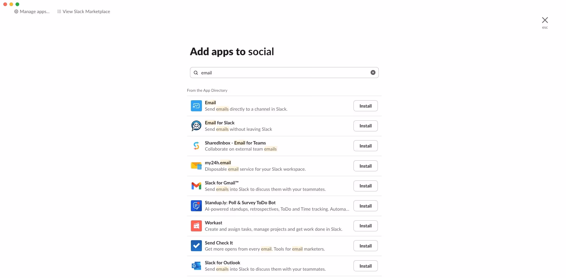 slack email apps