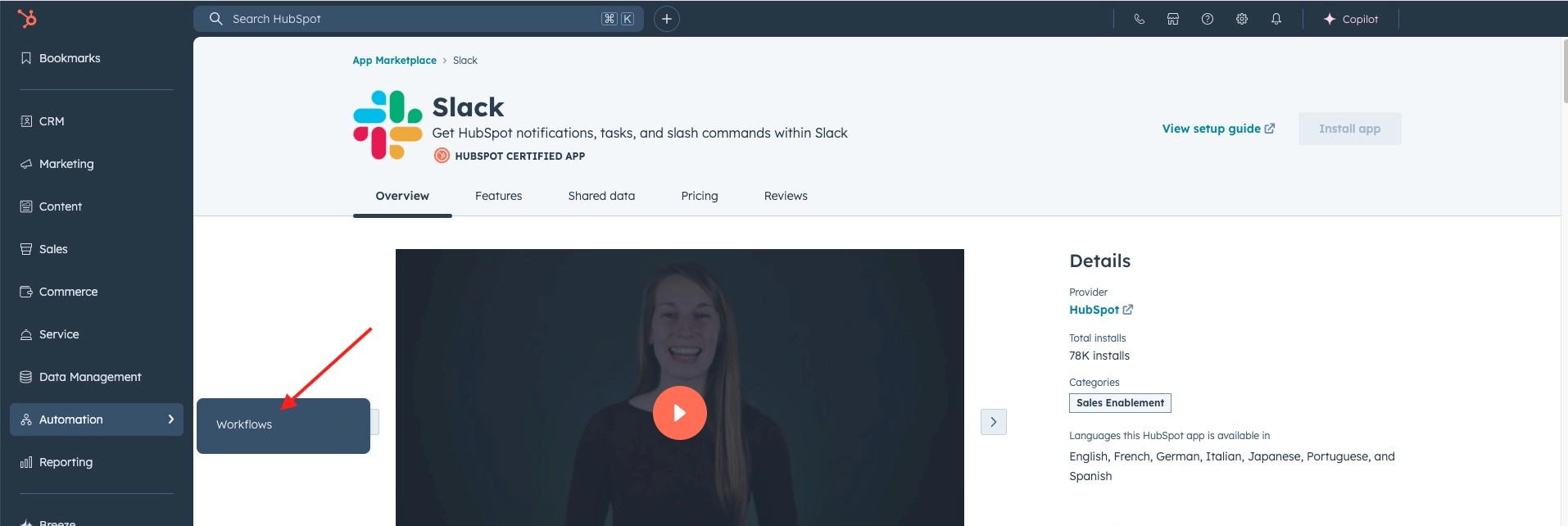 hubspot workflow builder
