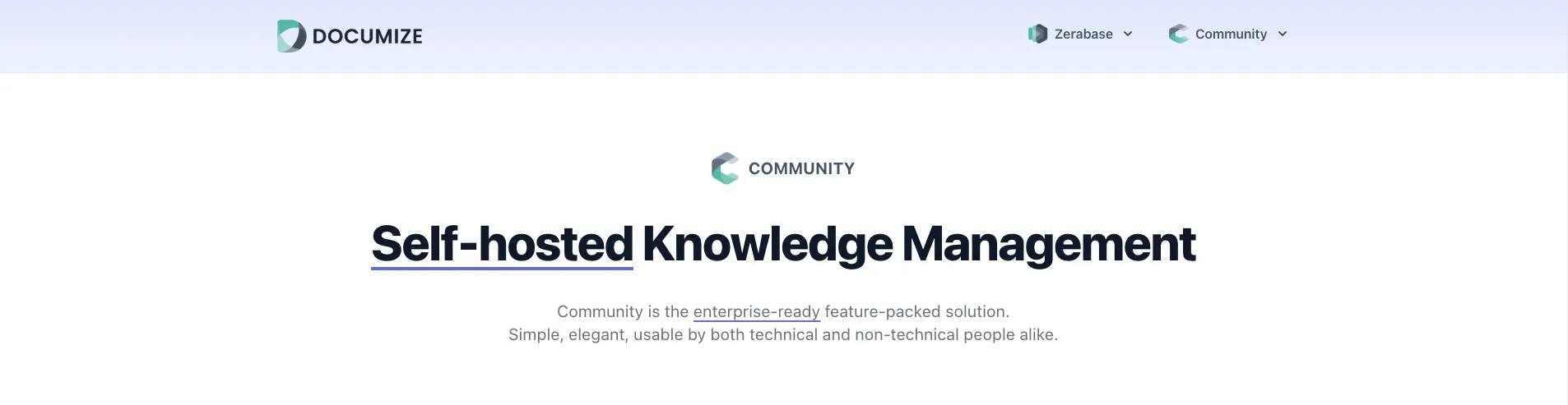 documize free knowledge base softare