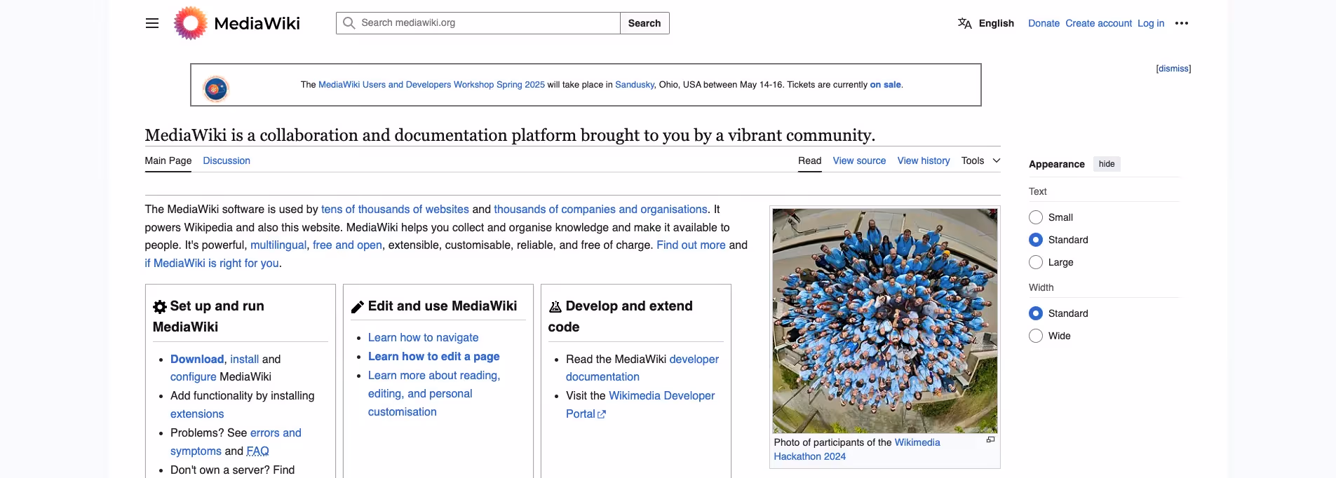 mediawiki free knowledge base softare