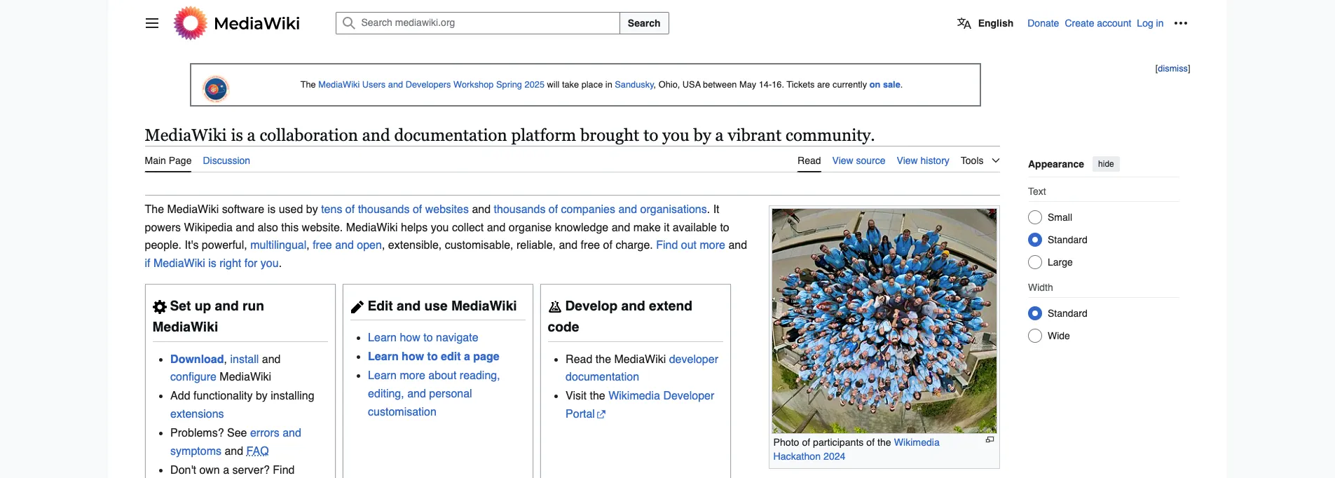mediawiki free knowledge base softare