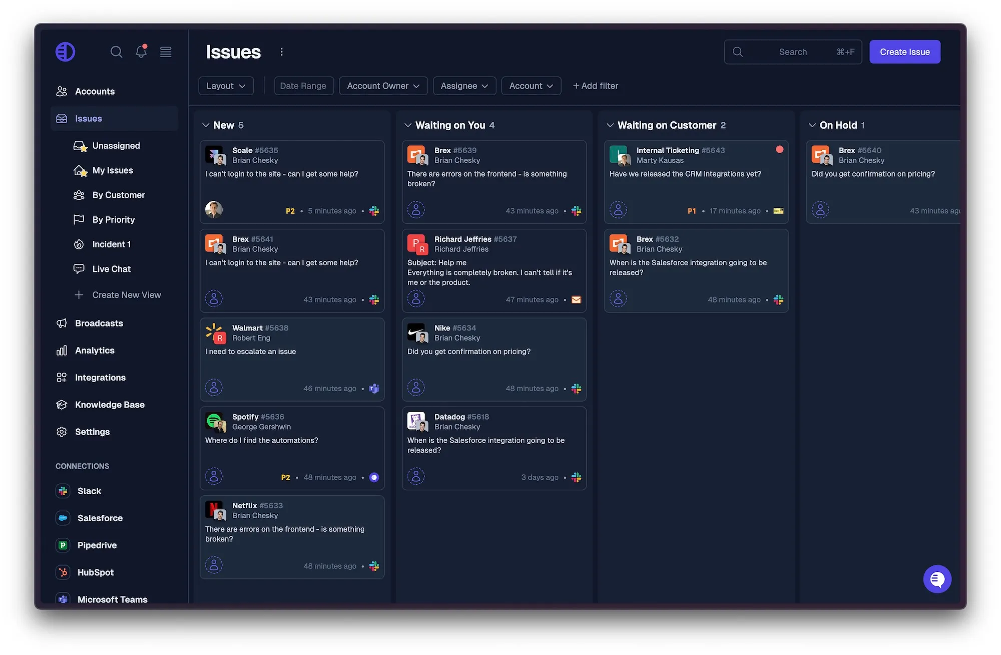 pylon issues dark mode