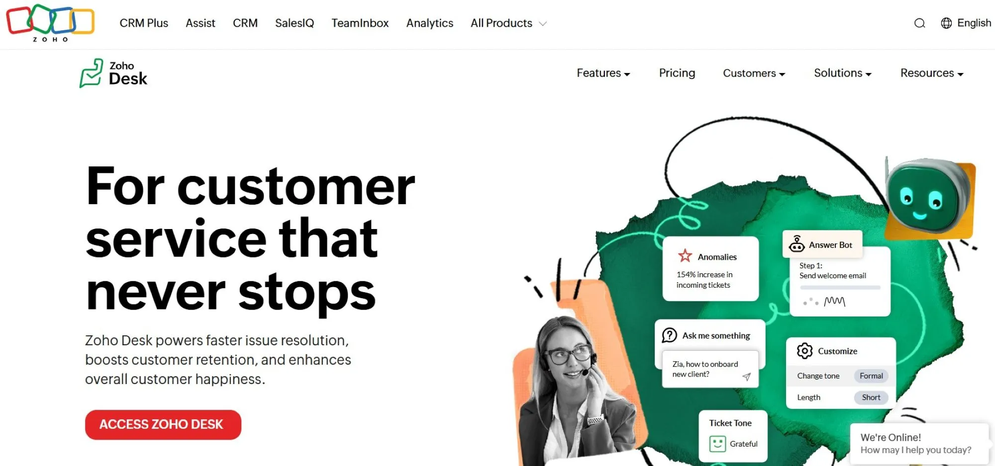Zoho Desk