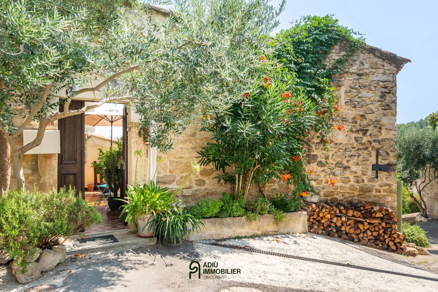 Charming village stone house with outdoor spaces and scenic views
