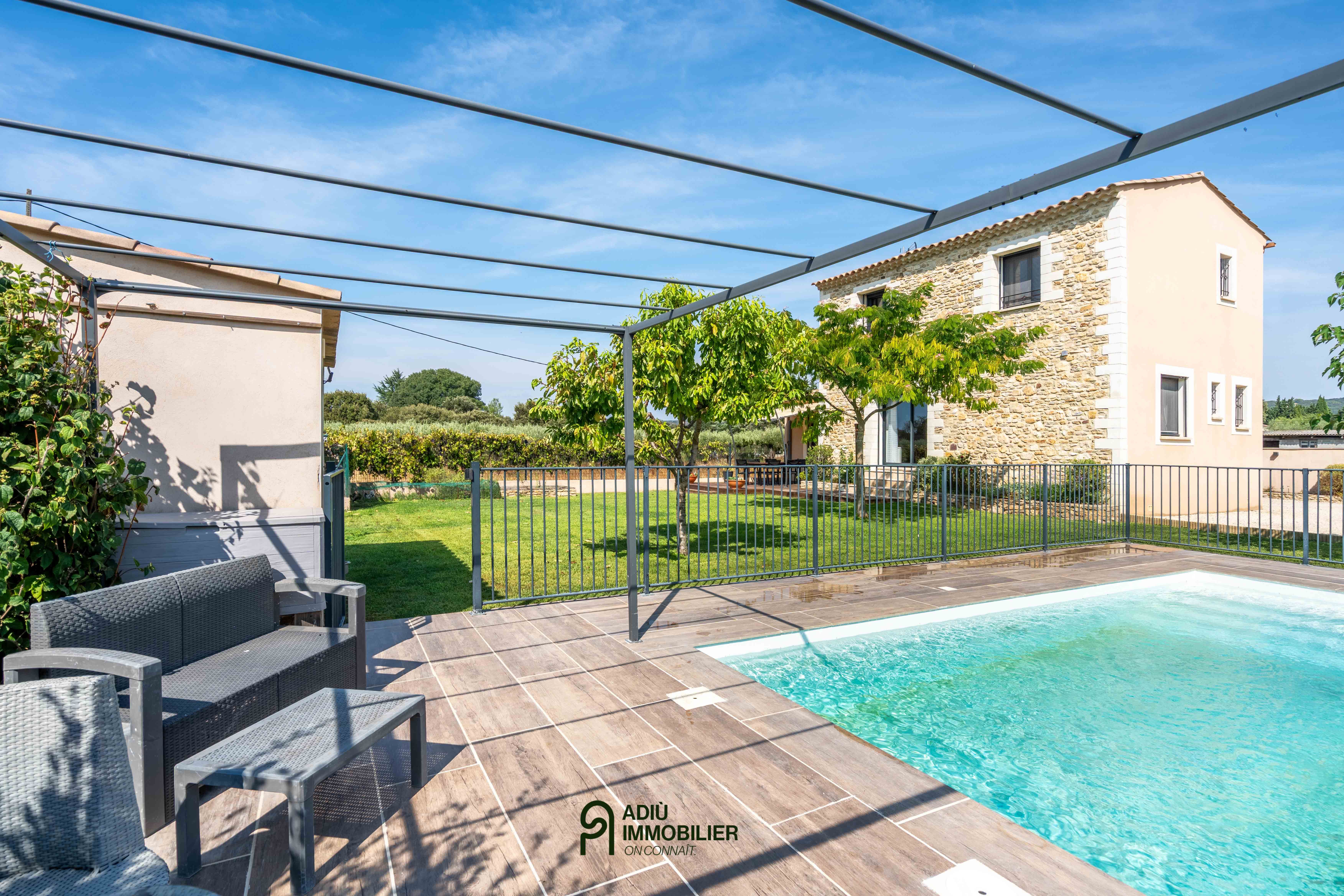 À 5 minutes d’Uzès… une villa où il fait bon vivre !