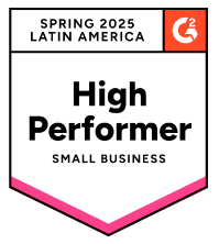 G2 High Performer Small Business Latinoamérica 2025