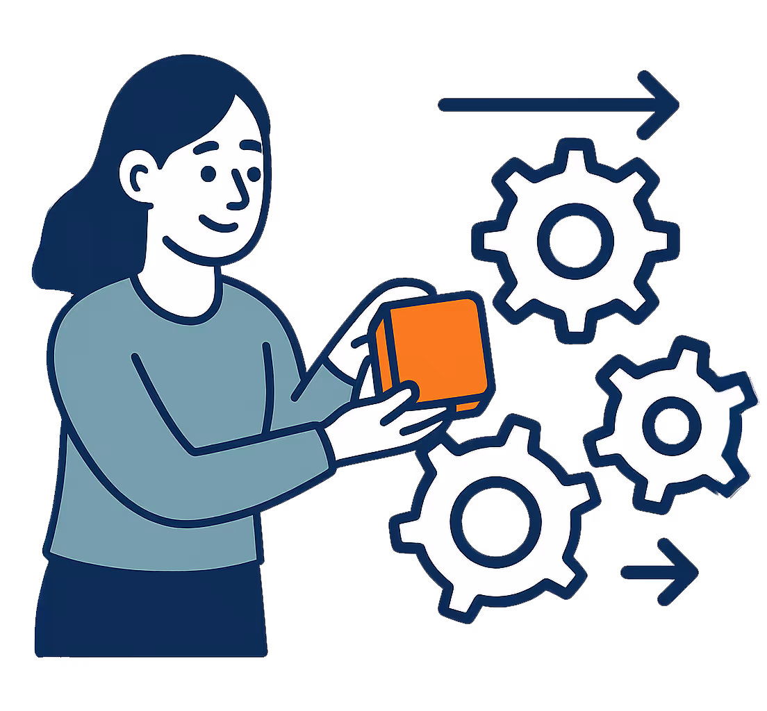 An Aircon Team member removing friction points or obstacles